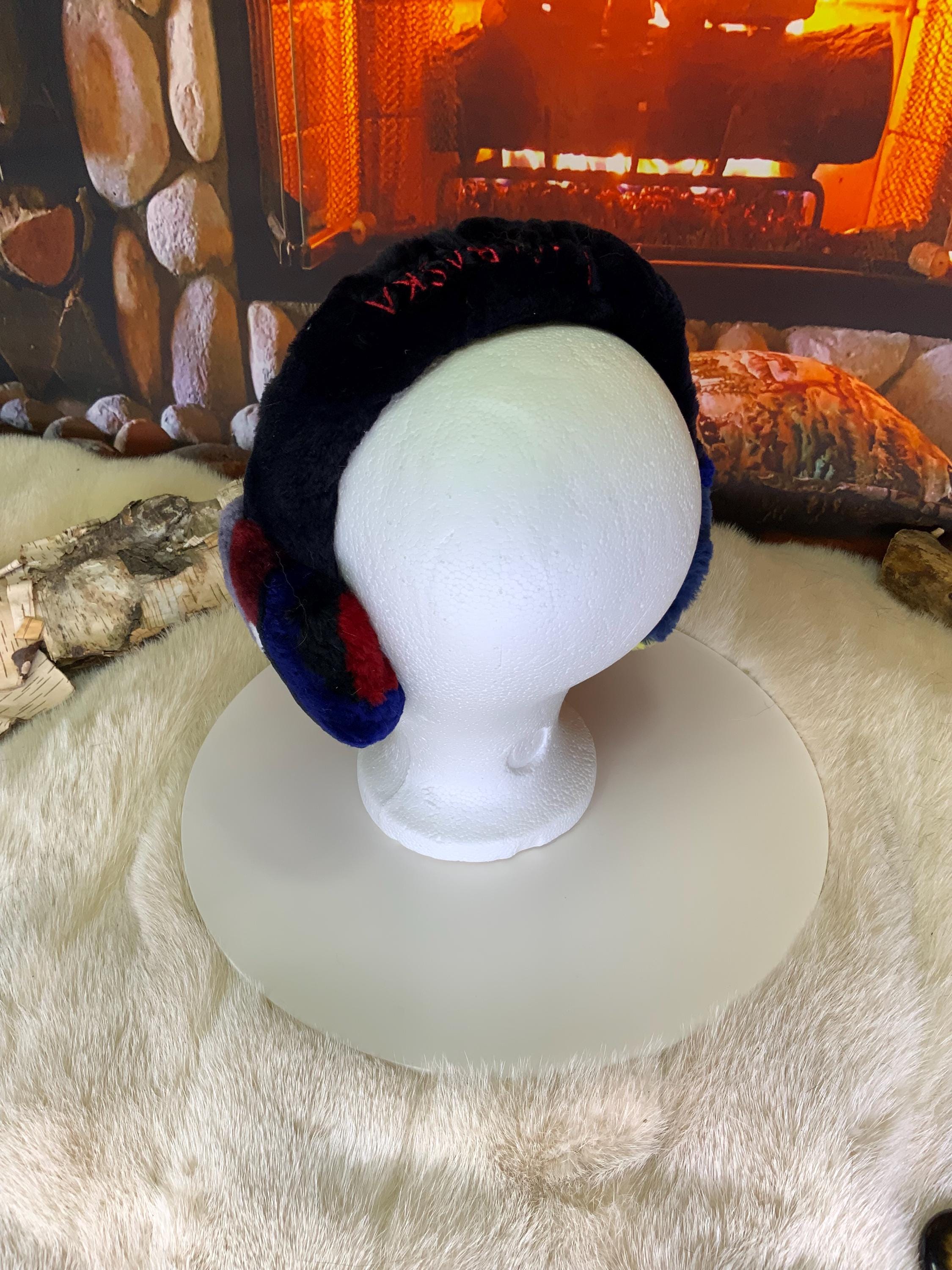 Cache-Oreilles tout en fourrure recyclée édition Cousue en l’annières