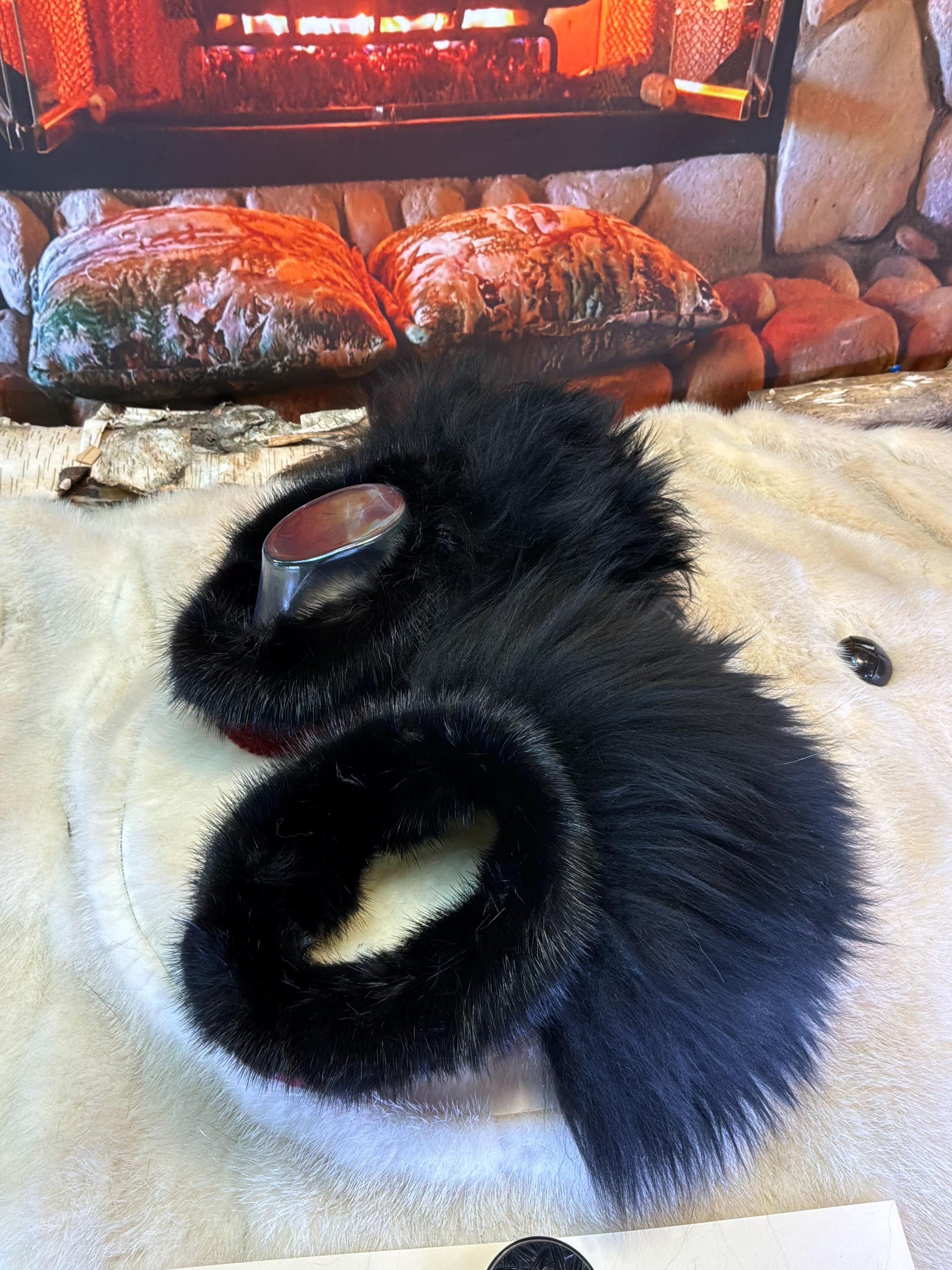 Slipper Bibiane pointure 7 femme – Sherling italien & cuir recyclé, pièce unique faite à la main au Québec