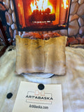 Coussin décoratif Solange en fourrure recyclée de Vison