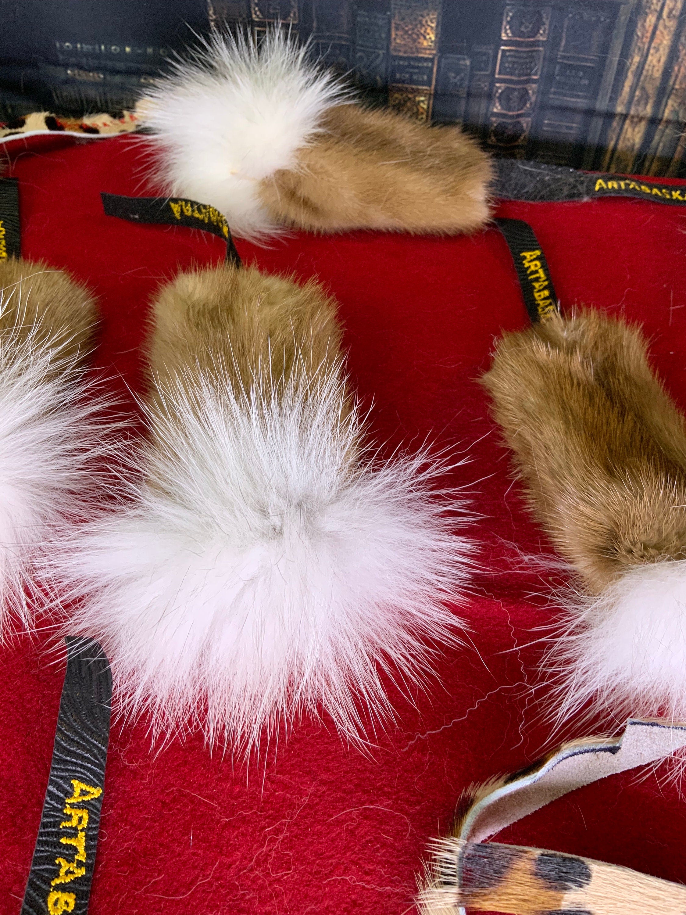 Jouet pour chat en fourrure recyclée