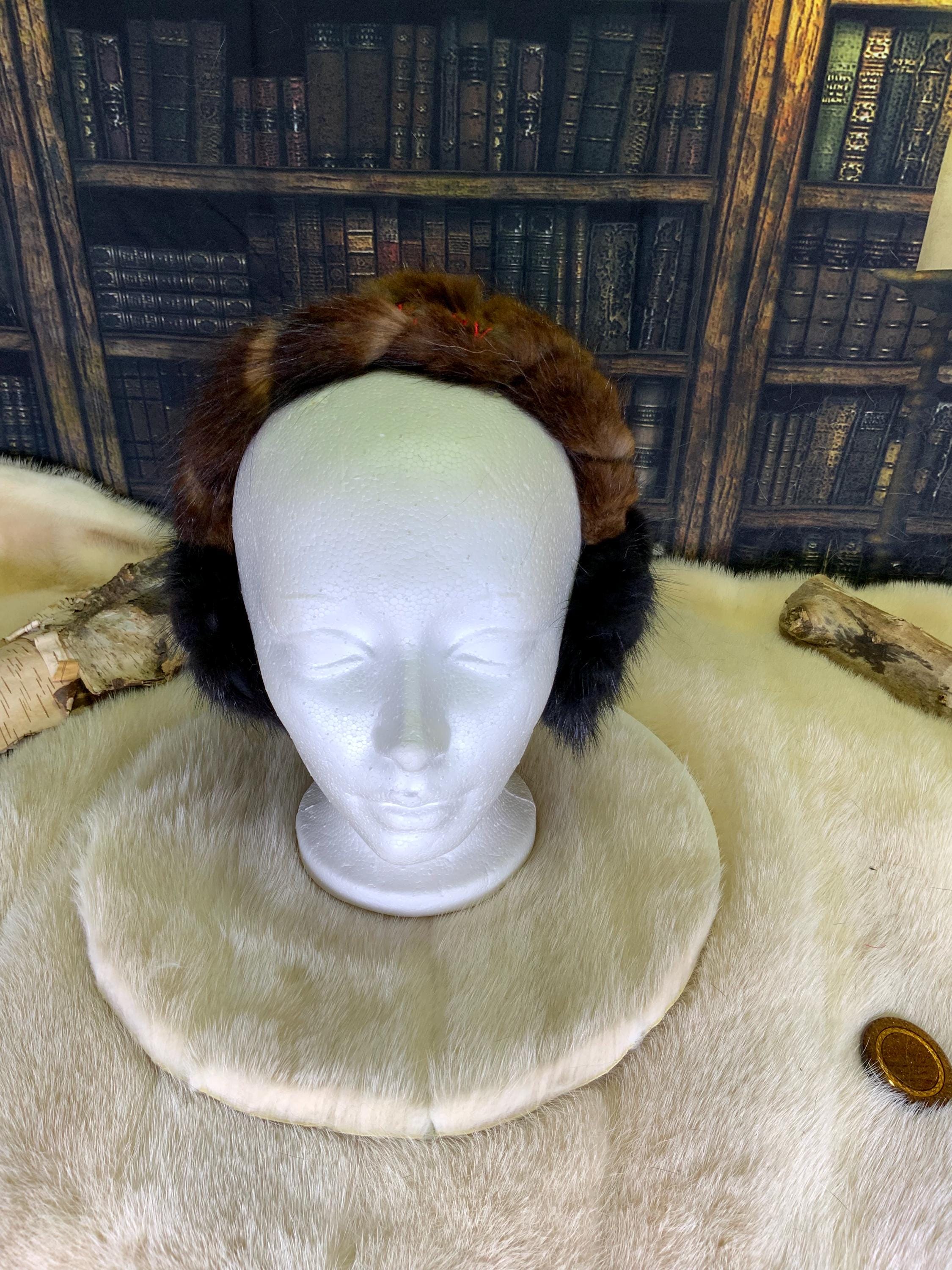 Cache-Oreilles tout en fourrure recyclée