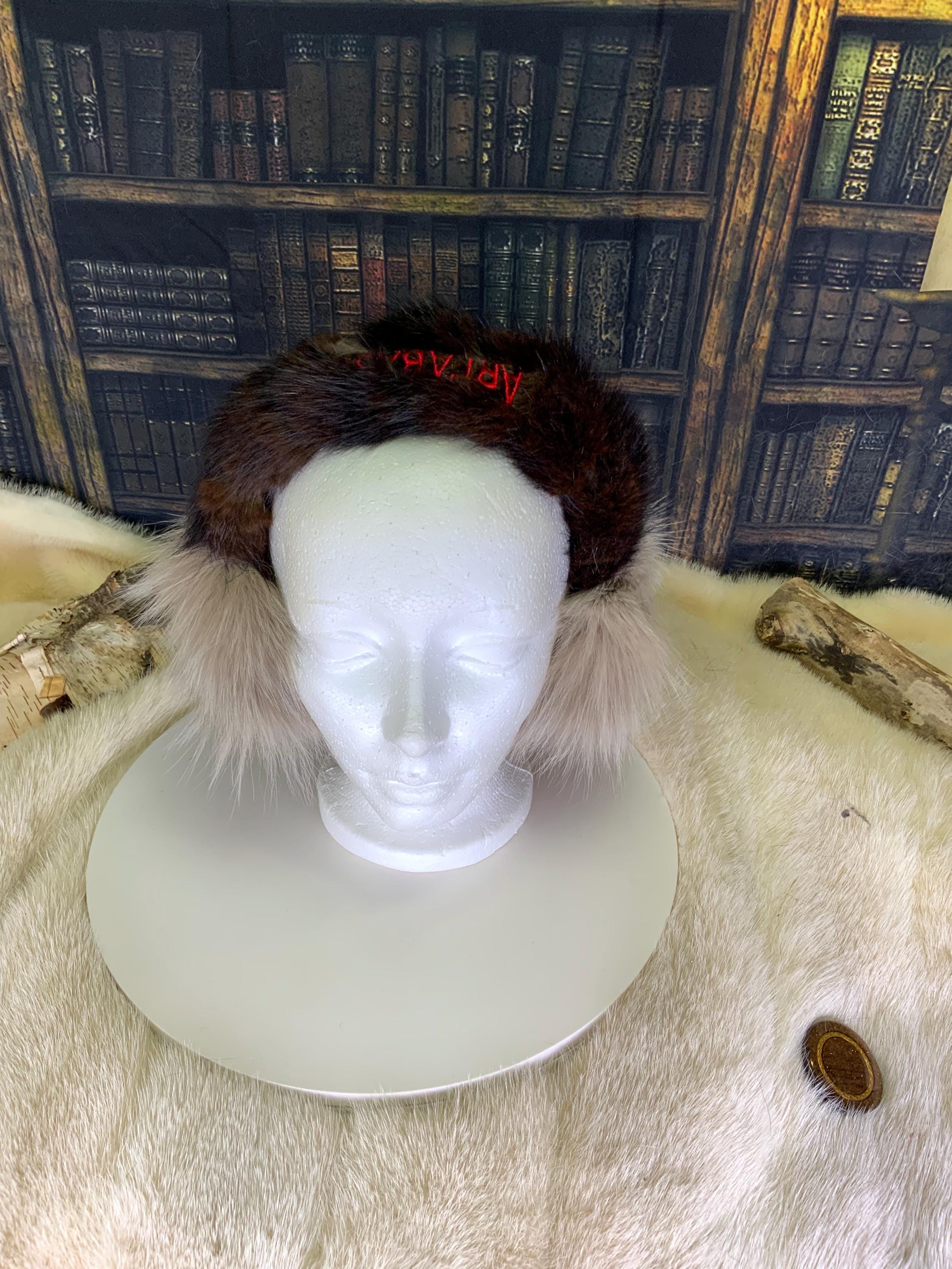 Cache-Oreilles tout en fourrure recyclée