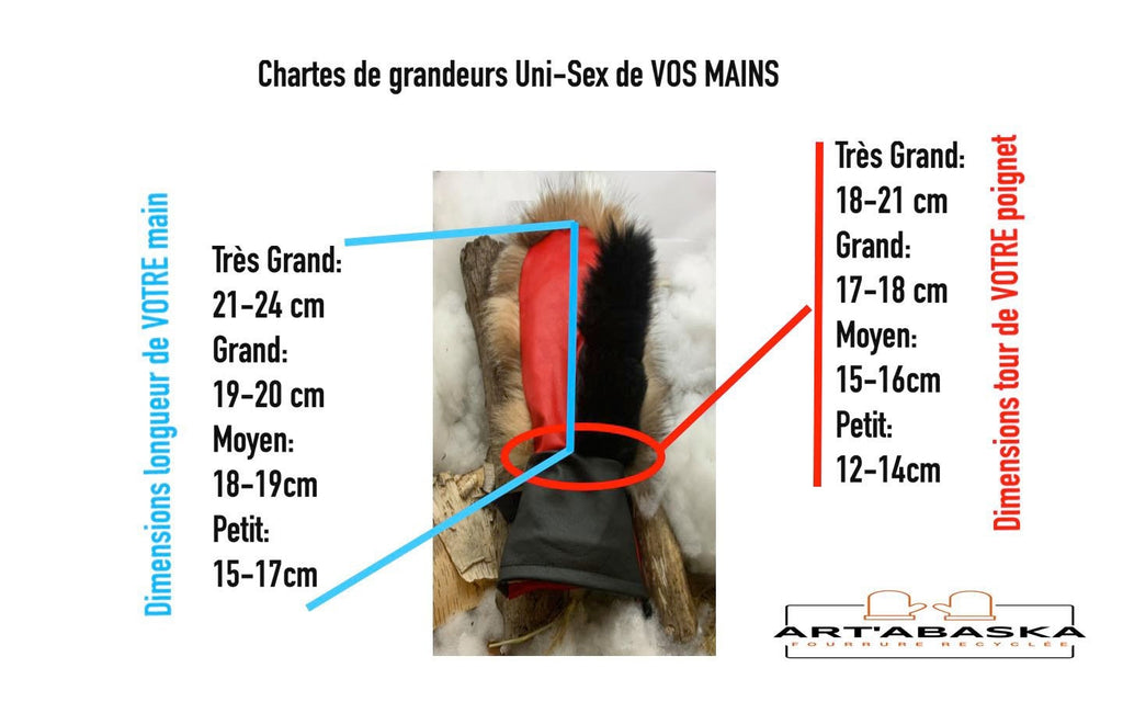 Mitaines Les Jeanne – Édition spéciale Bruins de Boston – cuir noir recyclé & fourrure – broderie unique – fait à la main Québec