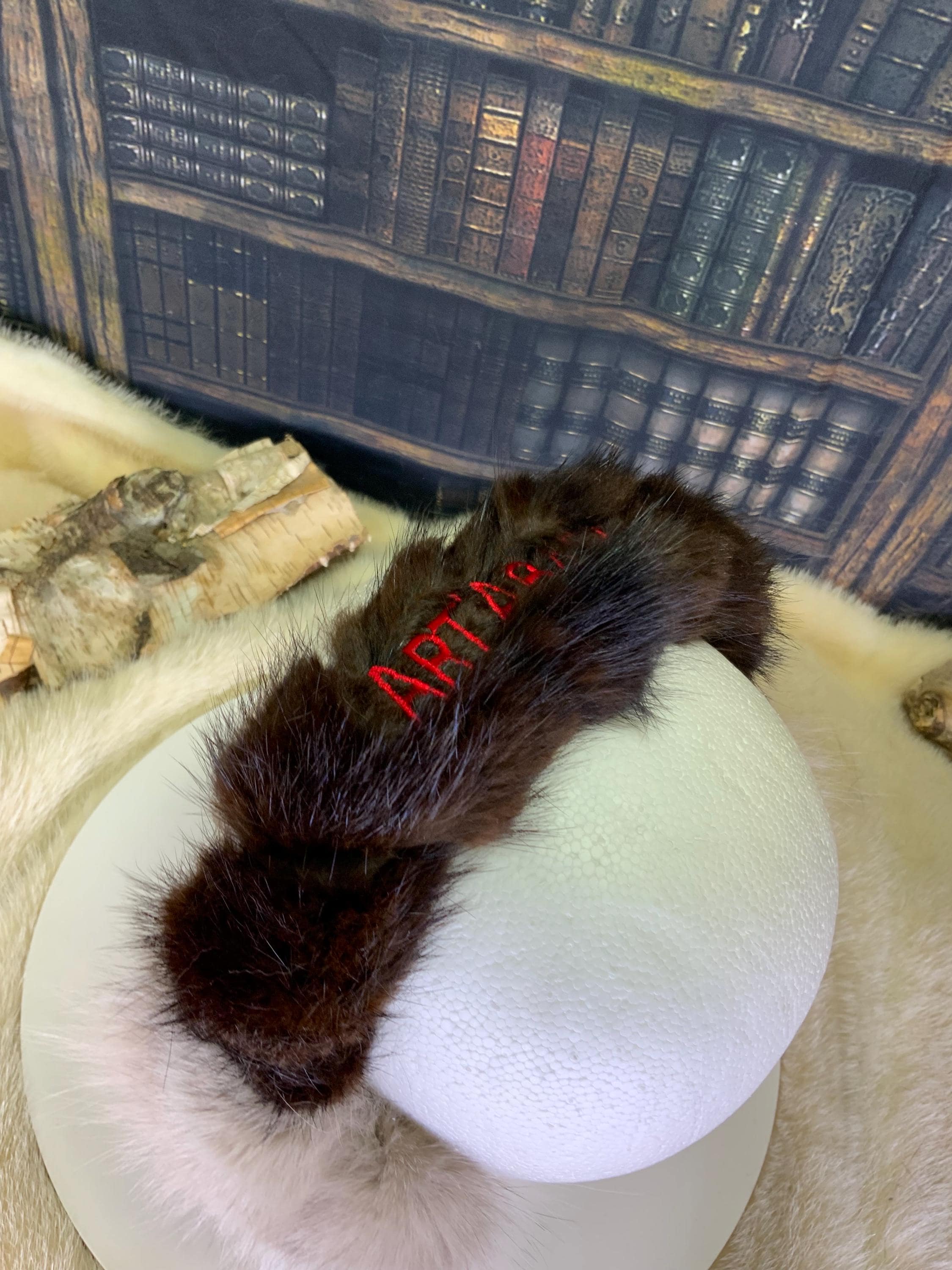 Cache-Oreilles tout en fourrure recyclée