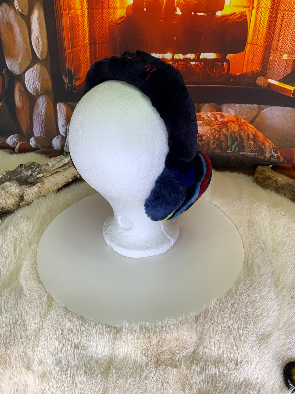 Cache-Oreilles tout en fourrure recyclée édition Cousue en l’annières