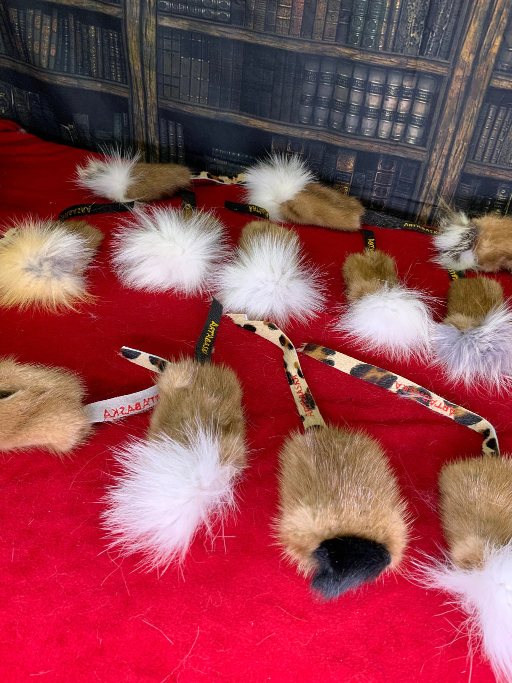 Jouet pour chat en fourrure recyclée