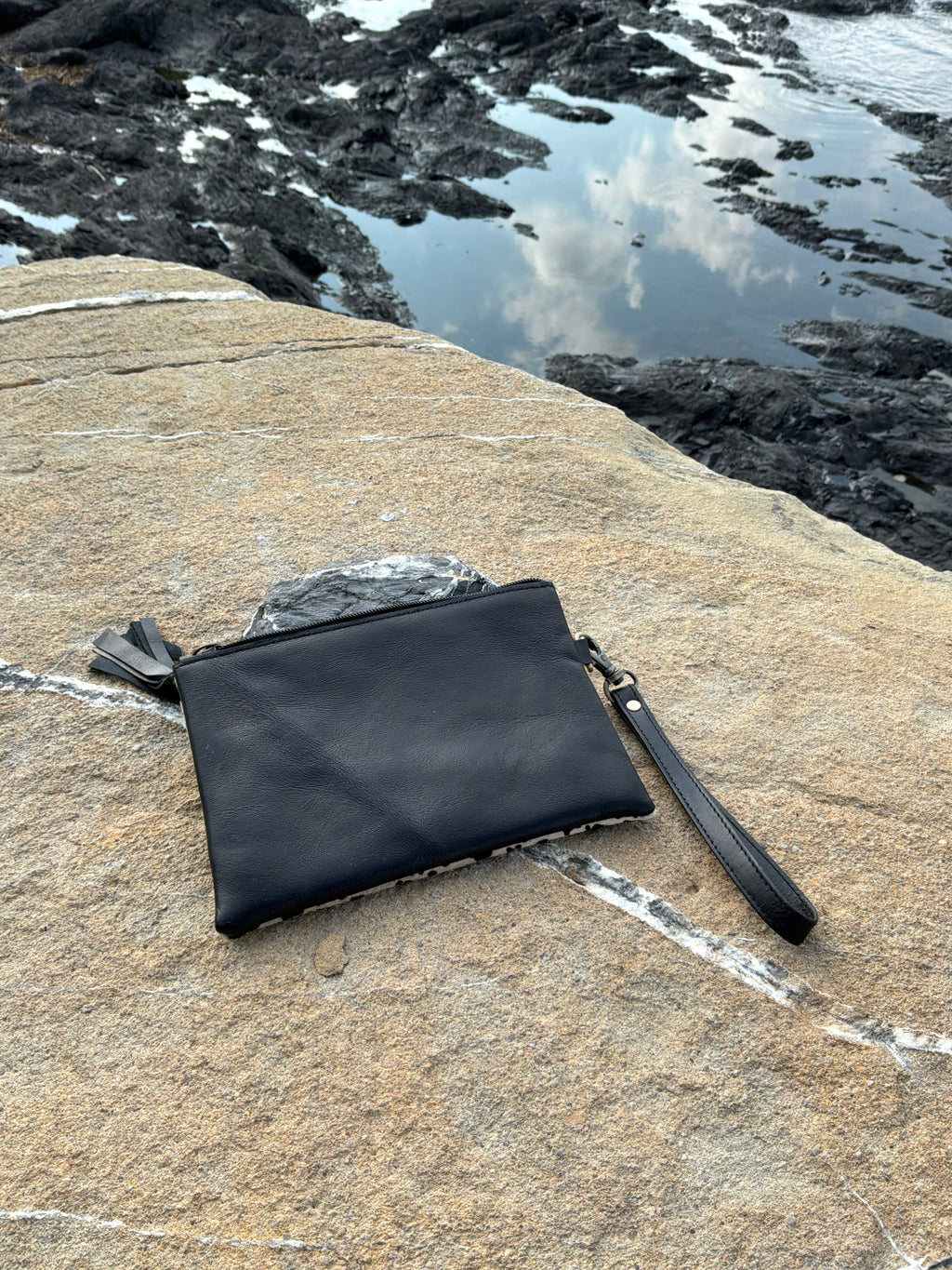 Pochette-portefeuille multifonction en fourrure de vache imprimée Vache – ArtAbaska