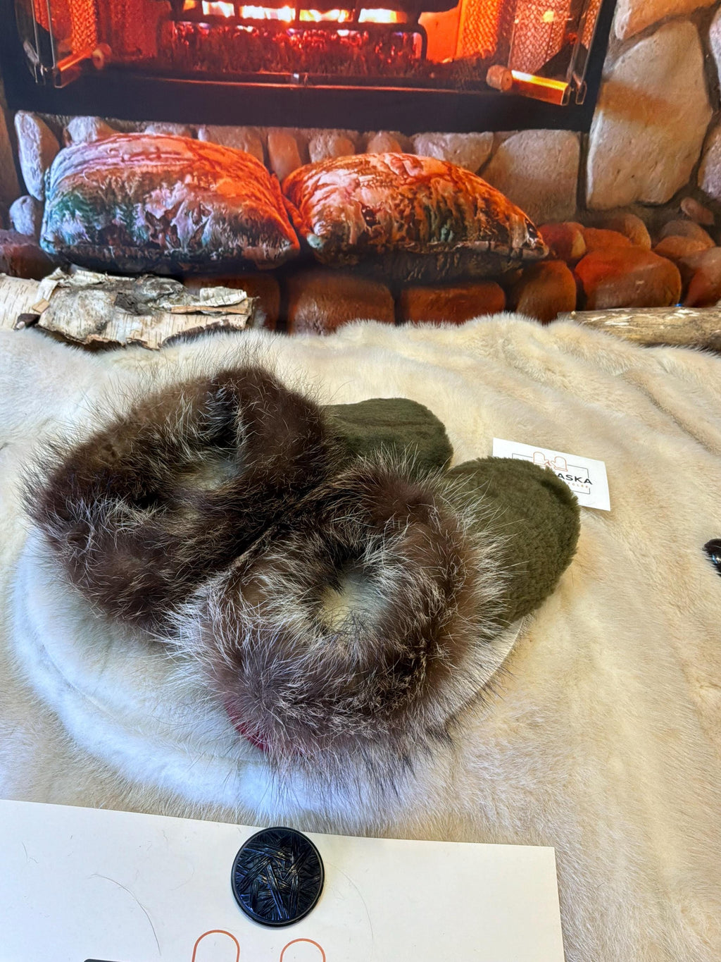 Slipper Céline pointure 6 femme – Sherling italien & cuir recyclé, pièce unique faite à la main au Québec