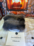 Coussin décoratif Marie en fourrure recyclée de Chat Sauvage