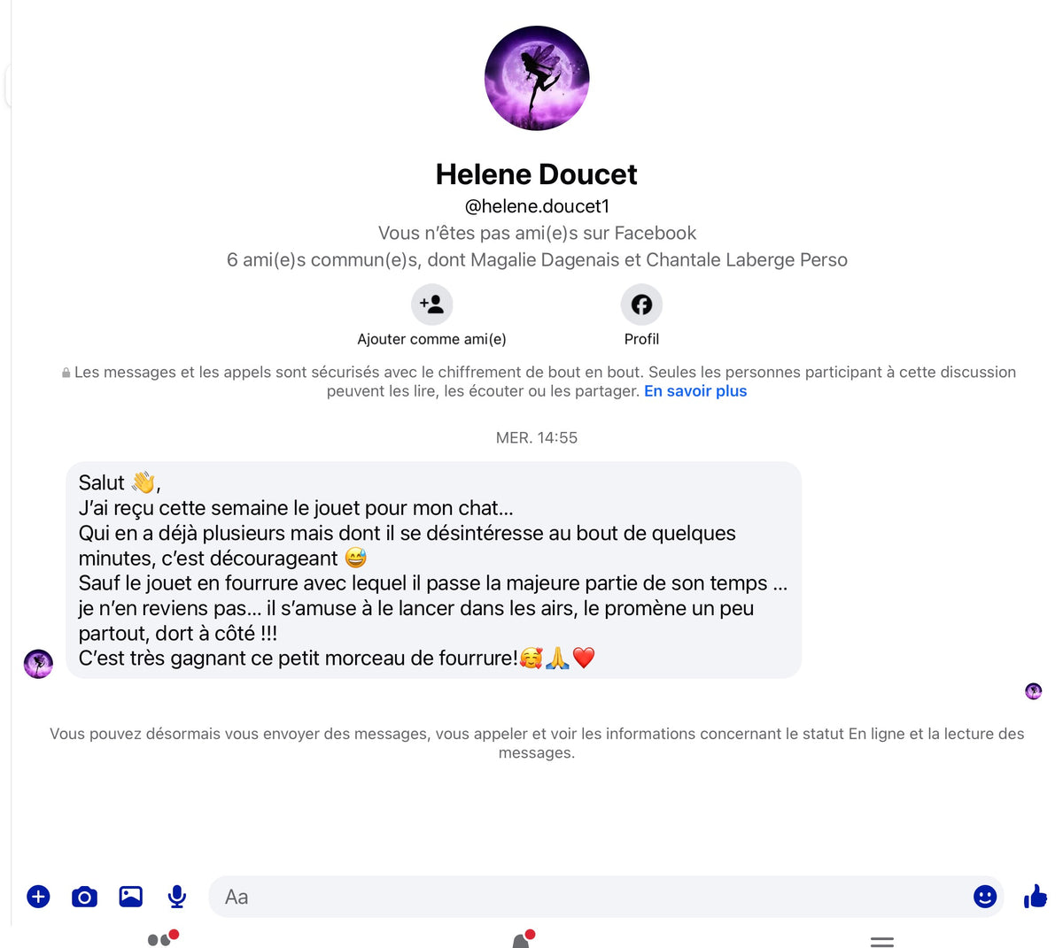Jouets pour chat en fourrure recyclée