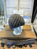 Tuque en fourrure de Vison recyclée