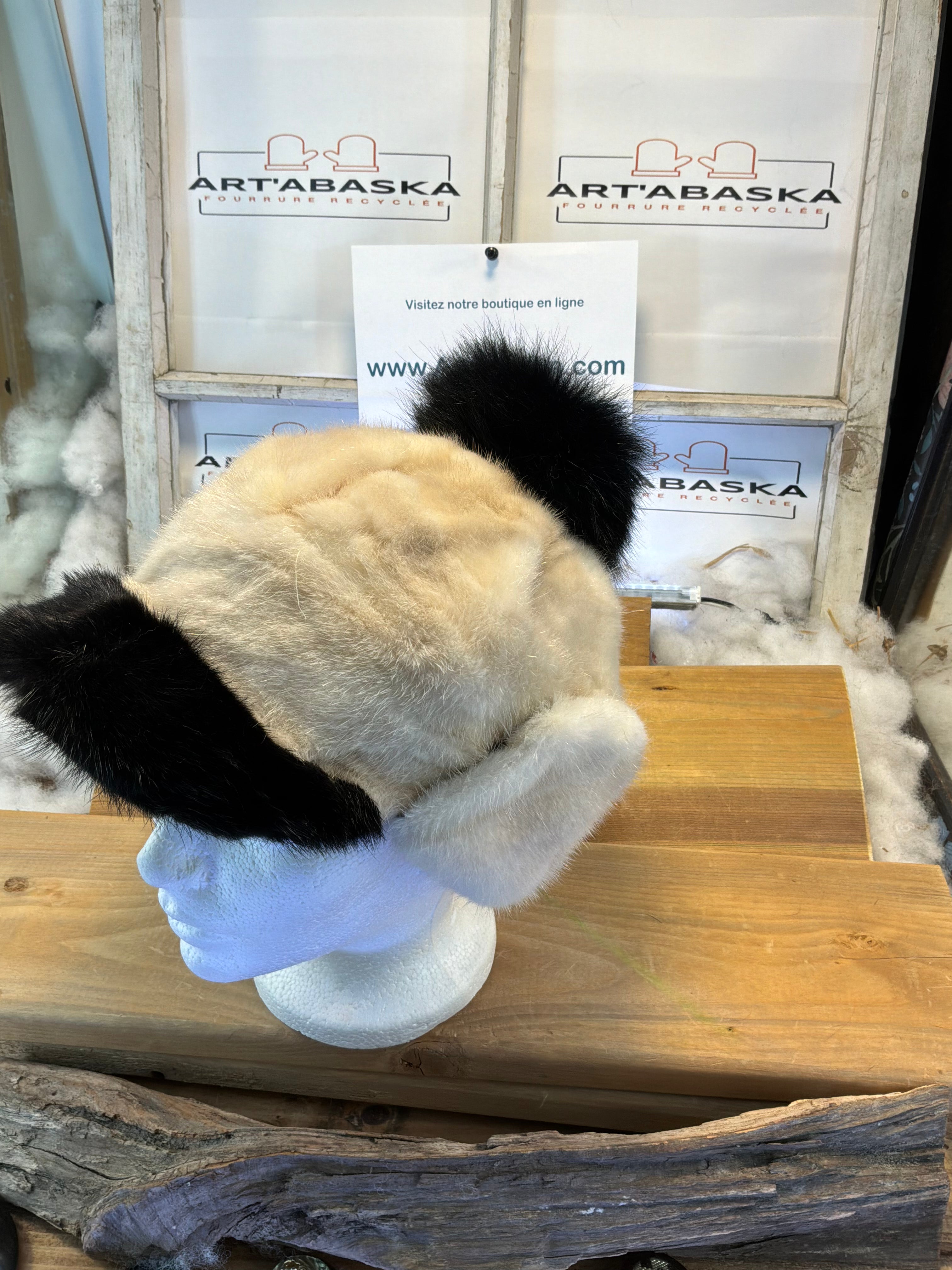 Casquette d’hiver en fourrure recyclée les Clarence
