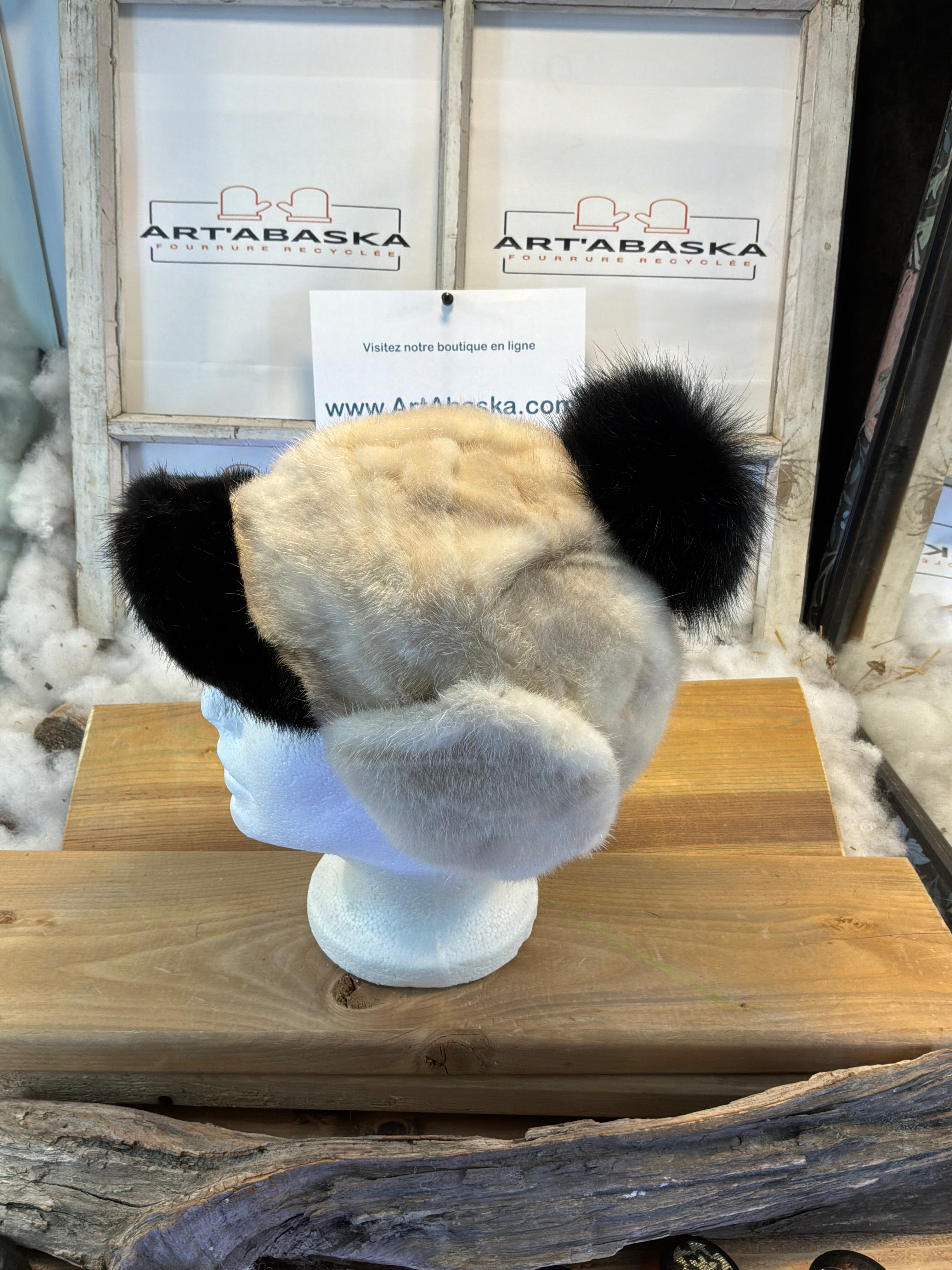 Casquette d’hiver en fourrure recyclée les Clarence