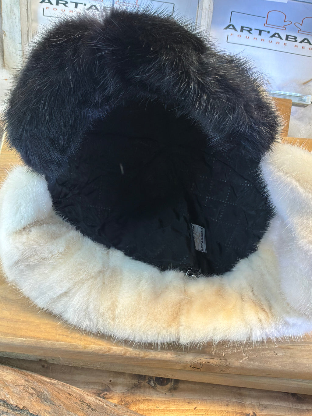 Casquette d’hiver en fourrure recyclée les Clarence