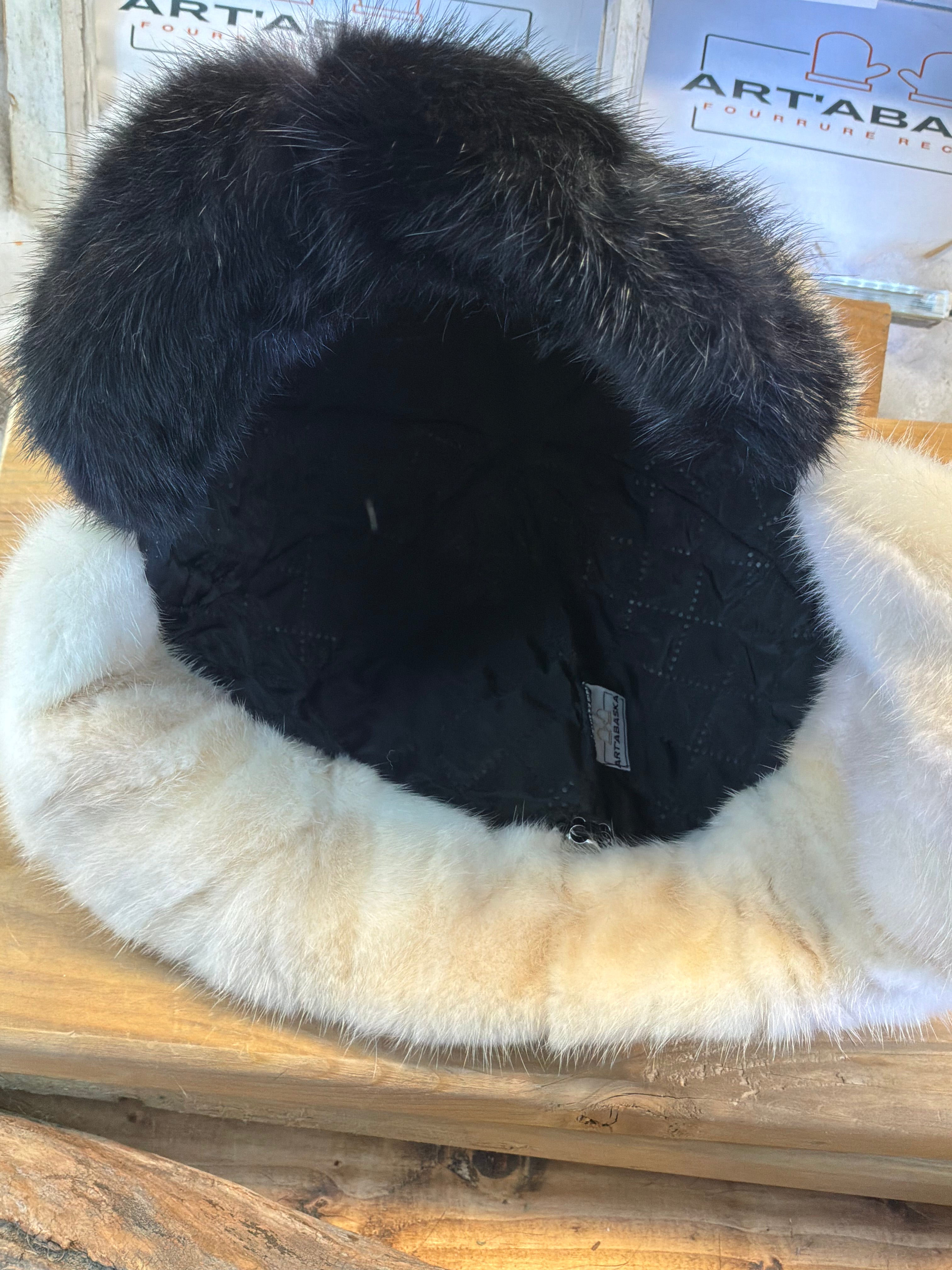 Casquette d’hiver en fourrure recyclée les Clarence