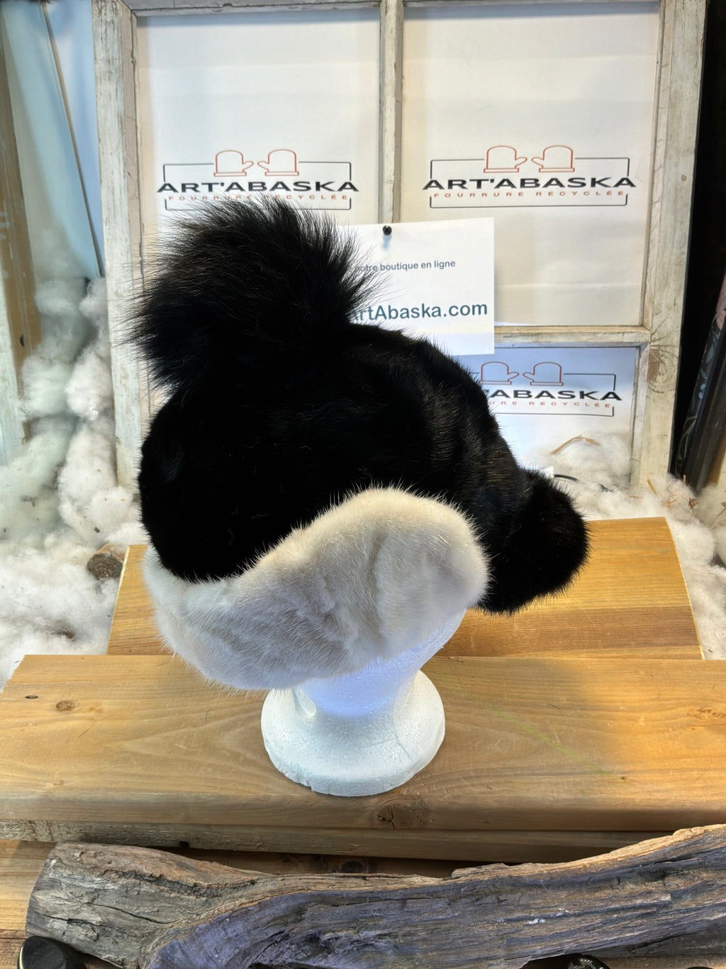 Casquette d’hiver en fourrure recyclée Les Béatrice