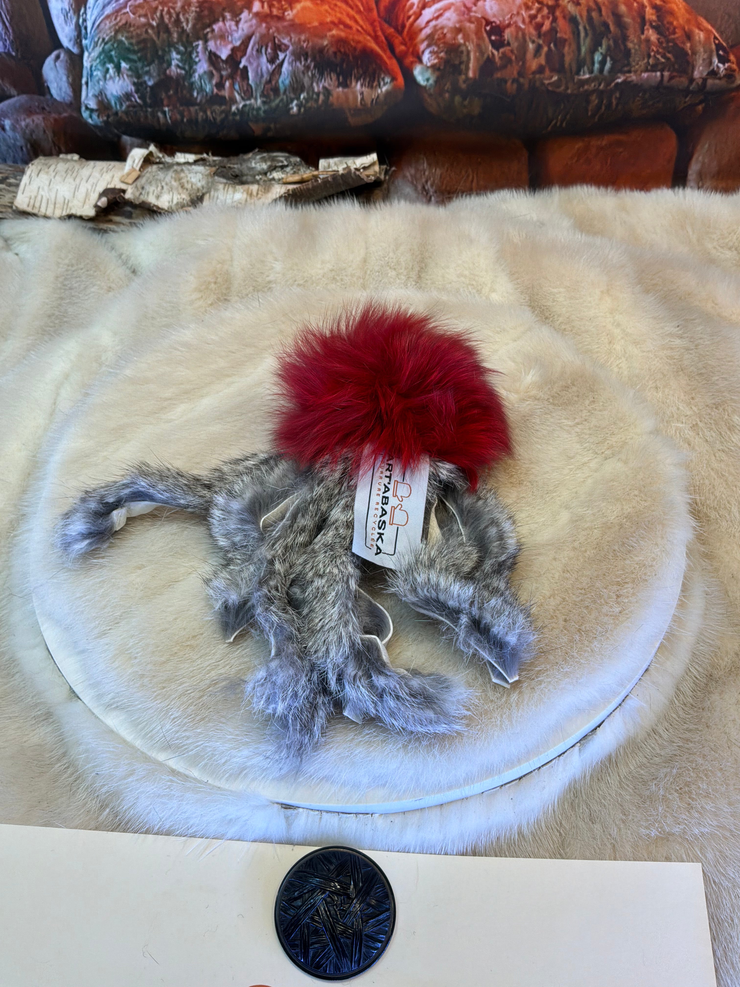 ArtAbaska Recycled Fur Cat Toys The Octo-Octopus