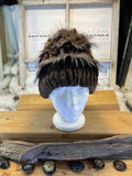Tuque en fourrure recyclée
