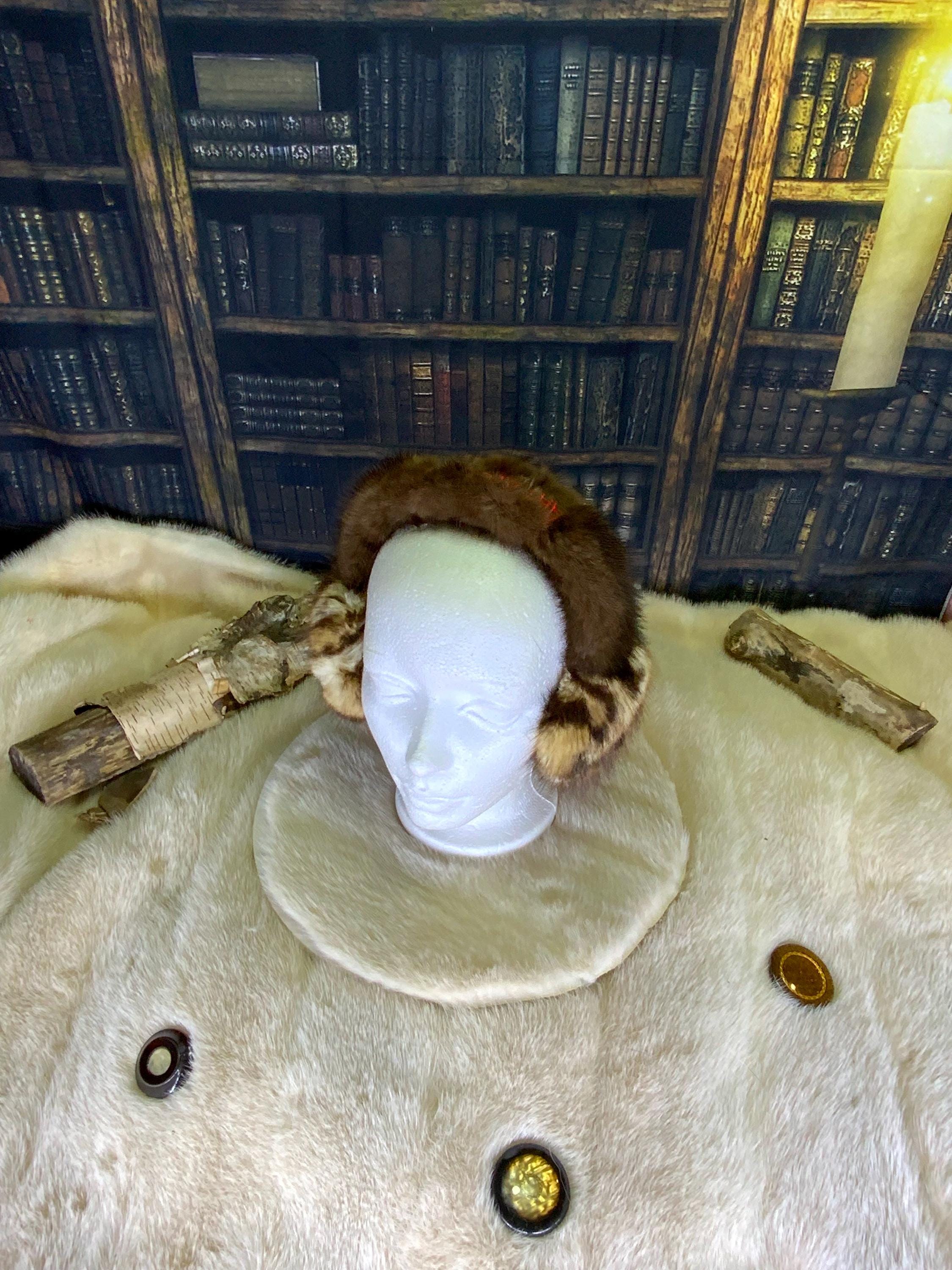 Cache-Oreilles tout en fourrure recyclée