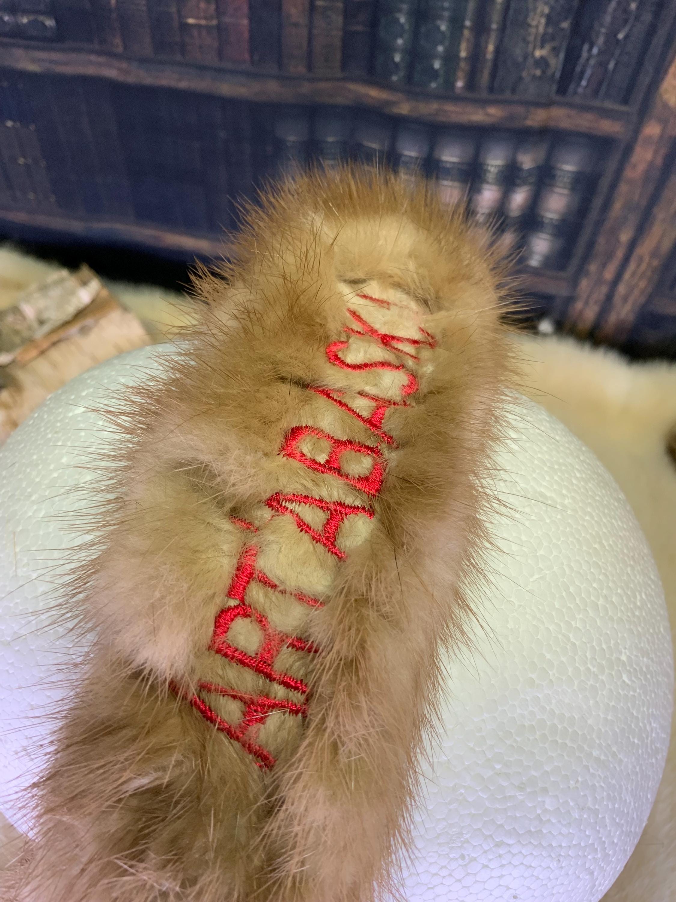 Cache-Oreilles tout en fourrure recyclée