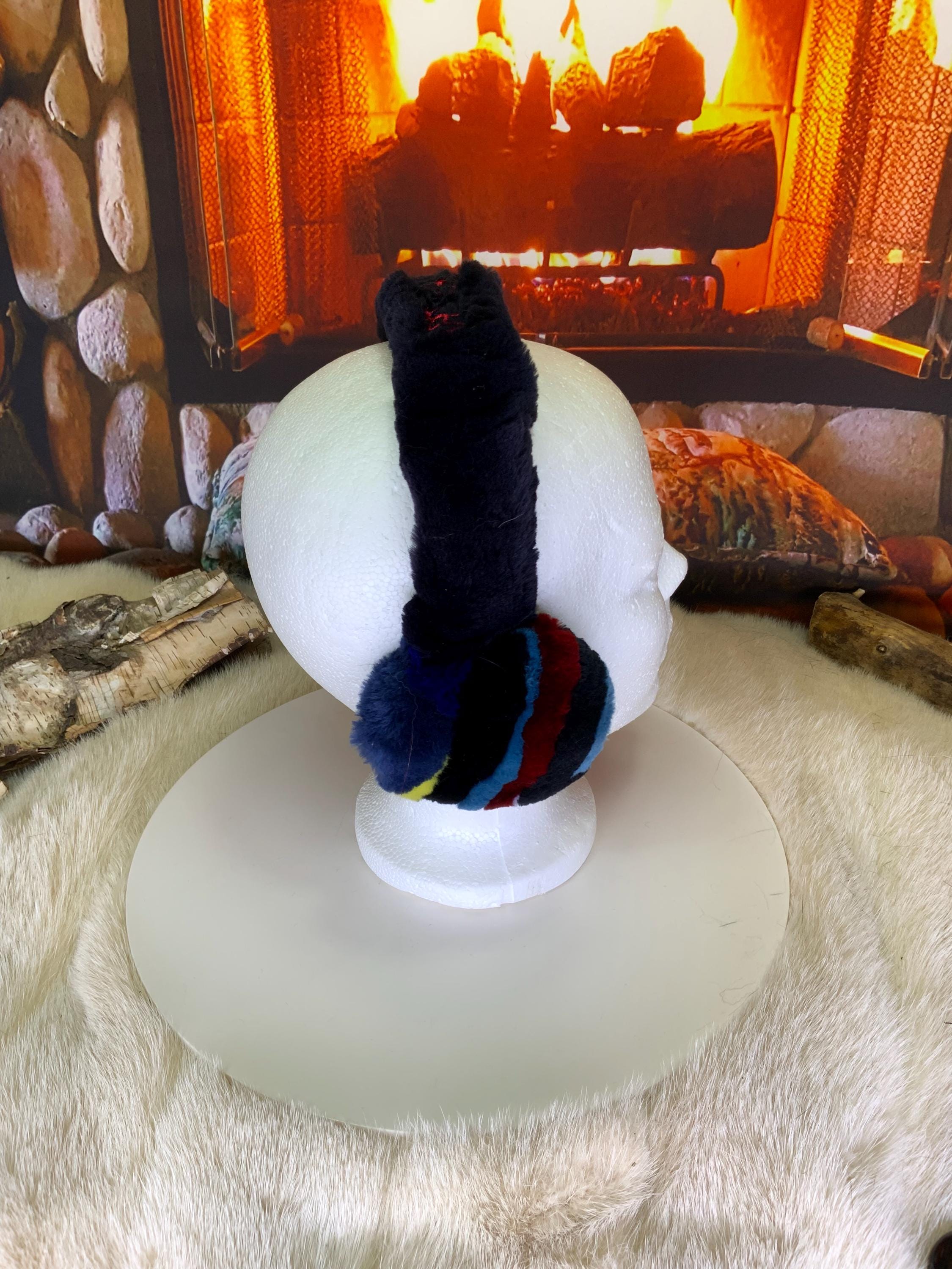 Cache-Oreilles tout en fourrure recyclée édition Cousue en l’annières