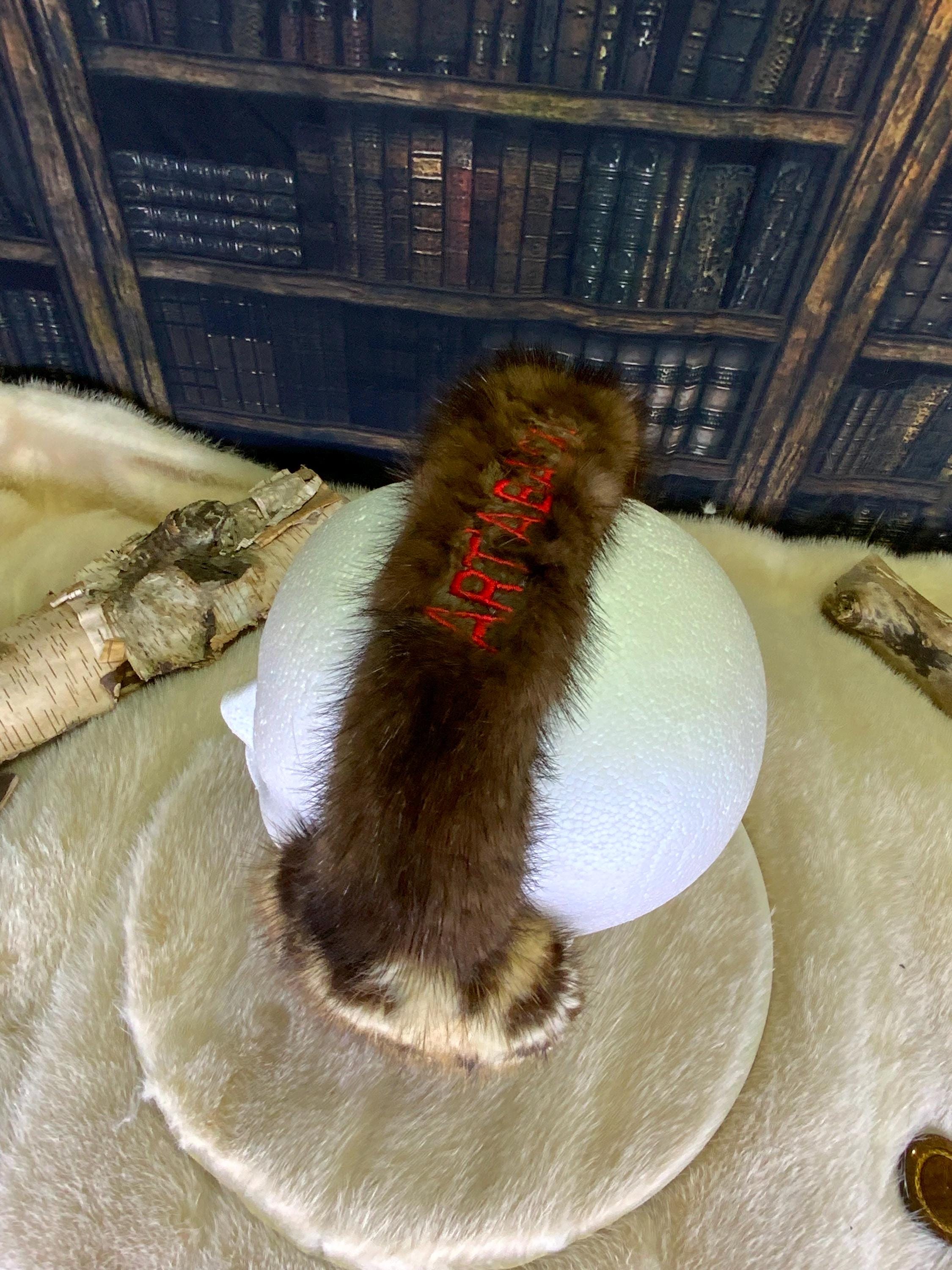 Cache-Oreilles tout en fourrure recyclée