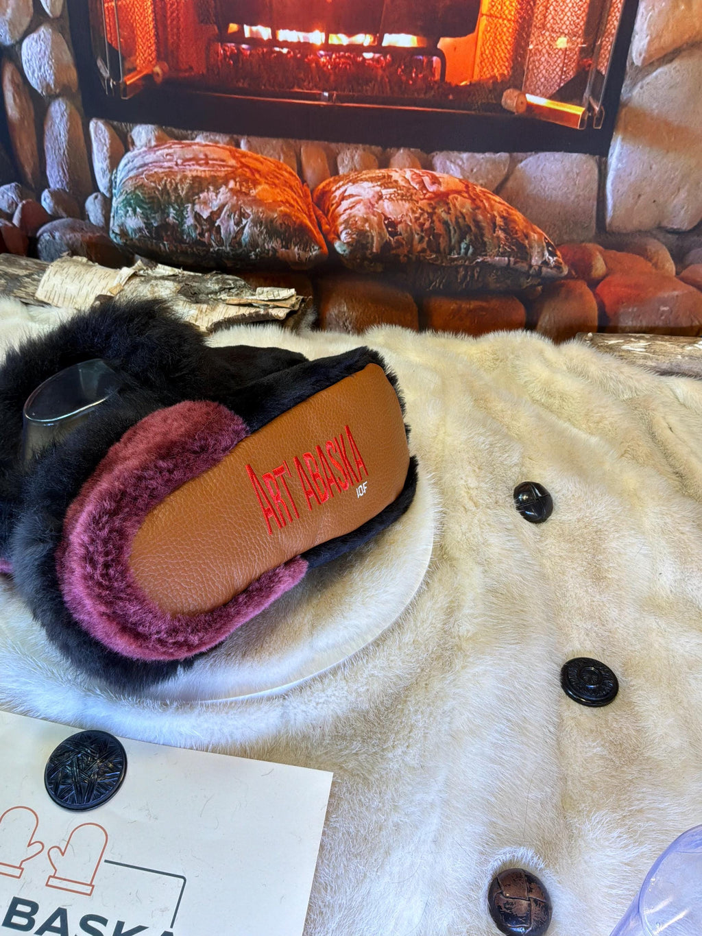 Slipper Lucette pointure 10 femme – Sherling italien & cuir recyclé, pièce unique faite à la main au Québec